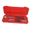 High Quality 2pcs Universal Wrench Chromium Vanadium Steel Multifunctional Pipe Wrench Adjustable Wrench Spanner Set