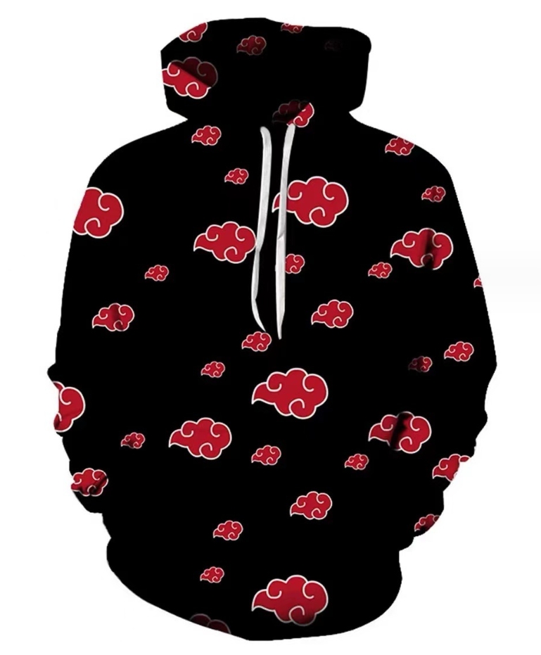 High quality customized hoodies and full sublimation hoodies 3D Red Printing Long Sleeve