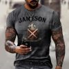 European And American Fashion Street Hip Hop Top Relaxed Fit T Shirt T Shirt Sport