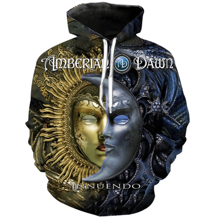 New 3D Print Sweatshirt Hoodies Men and women Hip Hop Funny Autumn Street wear Hoodies(wine red)