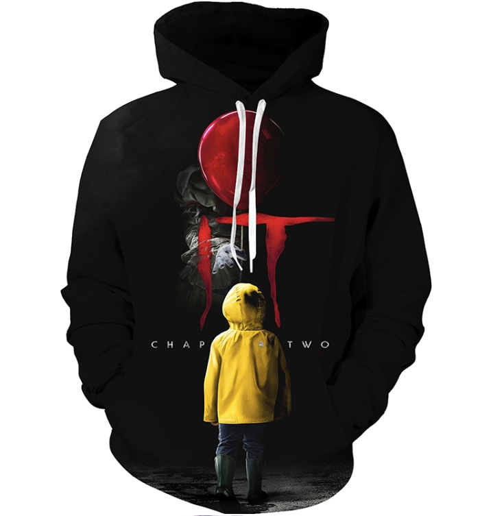 Clown Printing Mens Hoodie Pullover Autumn Winter Thin Teens Boys Girls Hoodies Sweatshirts