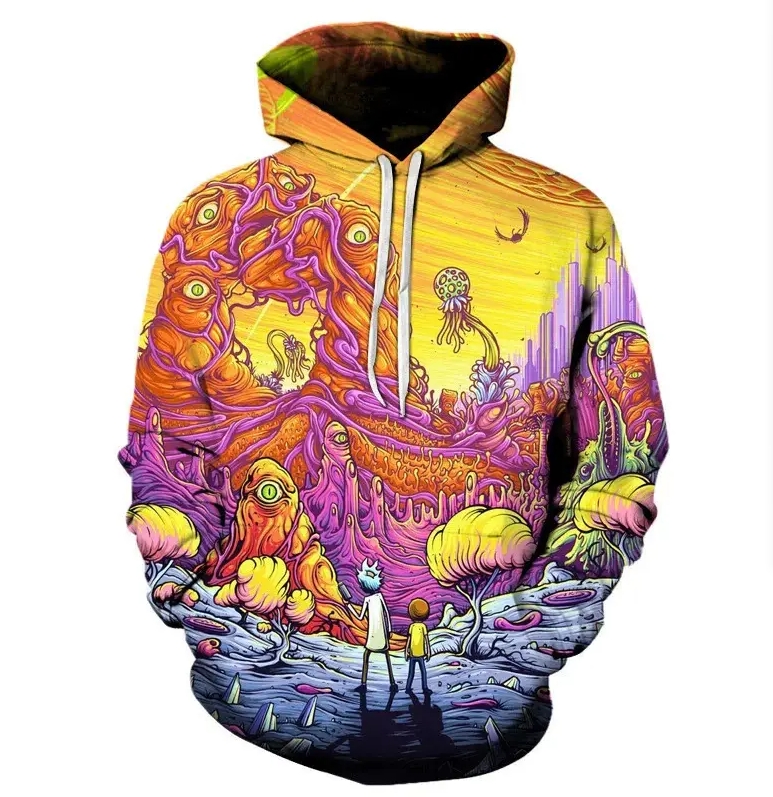 High Quality Anime Hoodie Coat Printed Thick Hoodie for Women/men