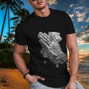 3D Printing Men’s Casual Short Sleeve Round Neck Colorful Jerseys(Get Money Pattern)