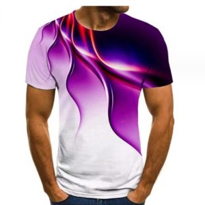 30 Sublimation T Shirts Short Sleeve Round Neck Men's Summer Digital Printing Vacation Men's Shirts