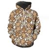 3D Printing Hoodie Sweatshirt Men Women Pullover Hoody Tops Casual Sportswear Tops