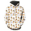 (White)Hoodie Sweatshirt Men Women Pullover Hoody Tops Casual Sportswear Tops