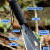 Garden digging tools Multi-function Hiking Survival spade garden shovel