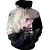 3D Printed Hoodies for Men High Quality Oversize Pullover Monkey