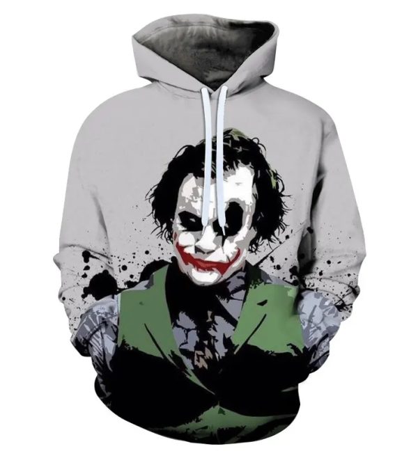 (The Joker)3D Printed Hoodies for Men High Quality Oversize Pullover