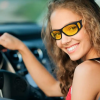 Hot Sale mens Day and night yellow driving car sports night vision binoculars glasses sunglasses