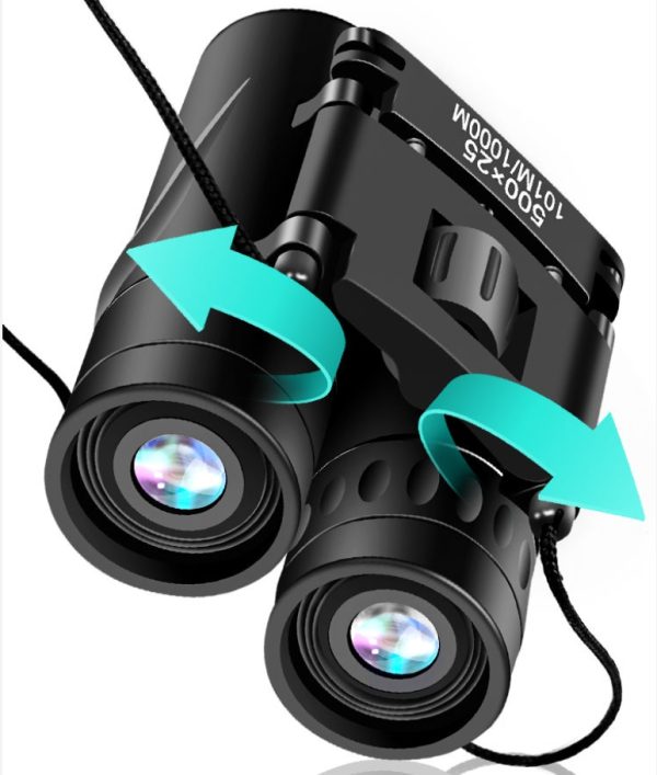 500x25 Professional HD Telescope Phone Binoculars High Magnification BAK4 Micro Night Vision Telescope for Camping