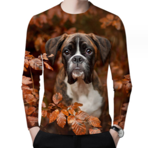 Cheap Men’s 3D Digital Dog Printing Long Sleeve Party Casual Social Shirt Top Cheap Men’s 3D Digital Dog Printing Long Sleeve Party Casual Social Shirt Top