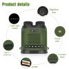 Digital Night Vision Monocular with Infrared Illuminator & Video Recording, 1080P Night Vision for Hunting, Camping