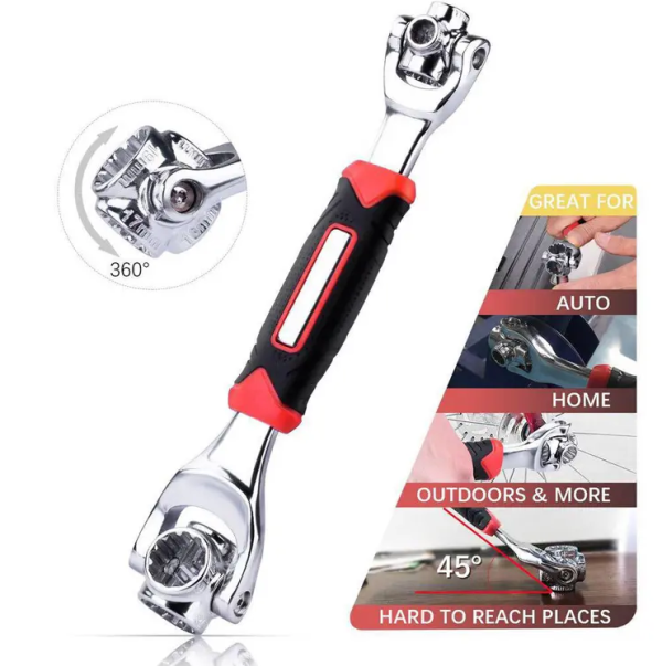 Hand Tool With Spline Bolts Torx 360 Degree Universal Tiger Socket Wrench For Furniture Car Repair