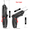 Power Tool set 47 accessories garden hand tools Electrical Screwdriver 3.6V Portable USB Charging tool box set