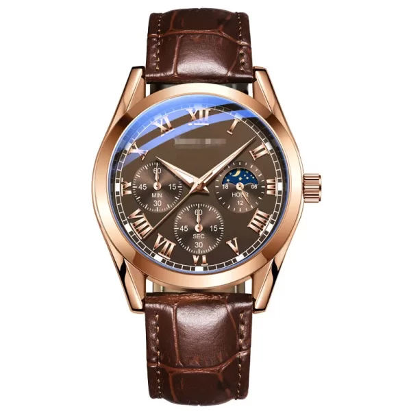 Foreign trade manufacturers spot wholesale Business men's skin belt quartz watch
