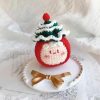 Jie Die Handmade DIY Materials Bag Wool Hook Plots Christmas Elk Pendant Cute Police Give Girlfriends Gifts Girls
