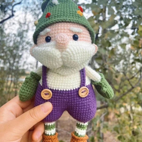Snow concubine milk cotton 4 shares of 4 shares of coarse bag materials bag hook weaving Santa Claus doll