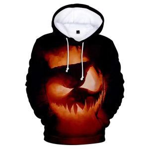 3d Printing Men Hoodie 3D Printing Oversized Hoodie Men Sweatshirt Unisex(Black and Red)