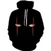 3d Printing Men Hoodie 3D Printing Oversized Hoodie Men Sweatshirt Unisex(Black)