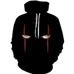 3d Printing Men Hoodie 3D Printing Oversized Hoodie Men Sweatshirt Unisex(Black)