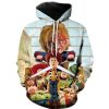 Unisex T-Shirts Spring Winter 3D Digital Printing Lovers' Hoodies Sweater Casual