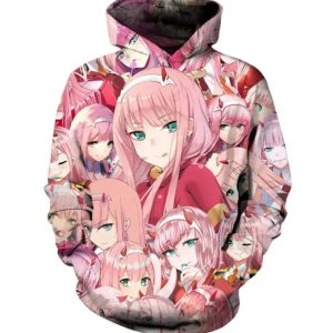 (Cute Gril)T-Shirts Spring Winter 3D Digital Printing Lovers' Hoodies Sweater Casual