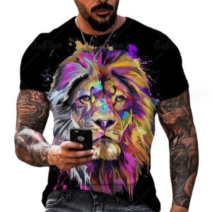 3d Sublimation Men T Shirt Unisex Printed Oversized Short Sleeve