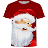 Anime Clothes Father Christmas T-Shirts 3D Tshirts Casual Christmas Gift Tshirt Printed Clothing