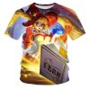 Cartoon Character t shirt 3d t shirt sublimation polyester Women Short Sleeve(The Sorceress)