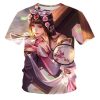 552 (Beauty)Summer Japanese manga anime character T-shirt 100% polyester mesh fabric 3d printed t-shirts