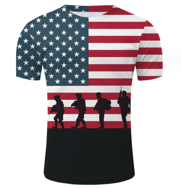 USA Flag T-shirt Men Women Cool 3d Tshirt Print Striped American Flag Men T-shirt Summer Tops Tee T-shirts USA Flag T-shirt Men Women Cool 3d Tshirt Print Striped American Flag Men T-shirt Summer Tops Tee T-shirts