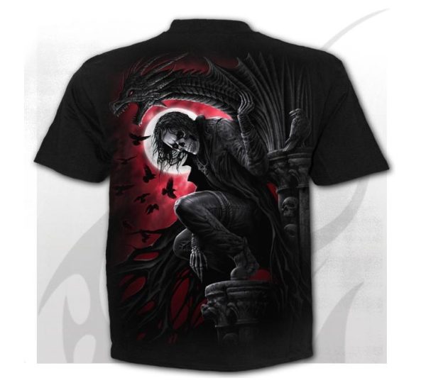 3D Short Sleeve Casual Quick Drying Men’s Polyester Digital Printing Printed O-neck(Wizard Dragon)